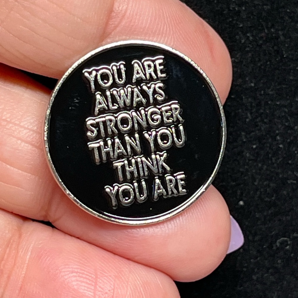 Inner strength/survivor-Empowering  support -strong female lapel pin- NWOT